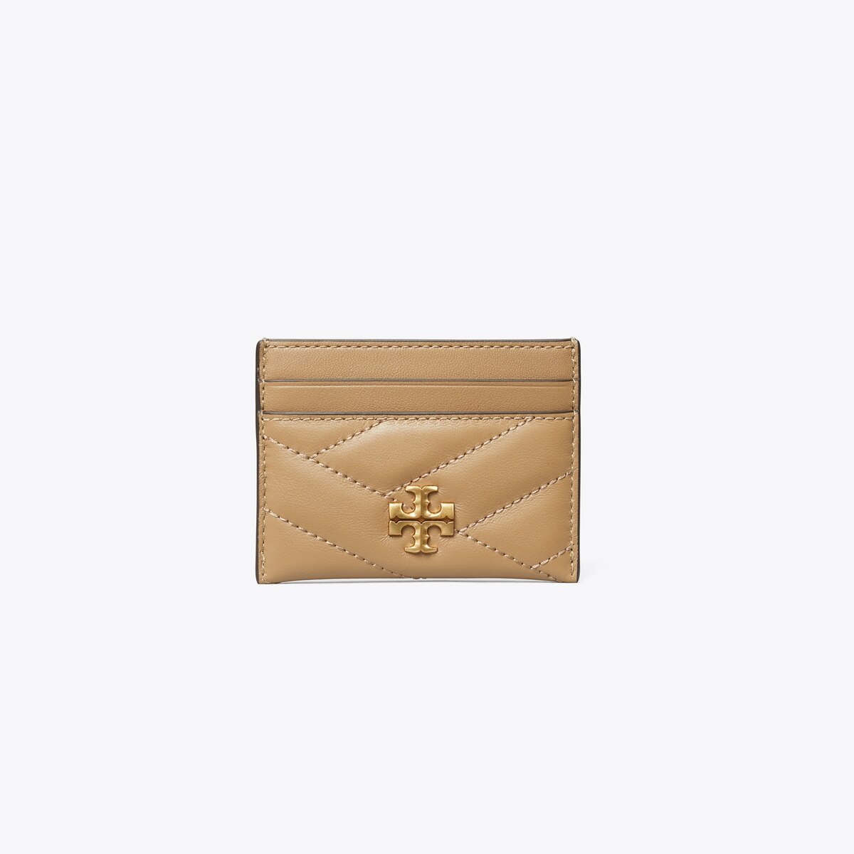 ☆☆Tory Burch☆☆ 24FW Kira Chevron Card Wallet Green 90345 Kira Chevron Card Case: Women's Designer Card Cases | Tory Burch
