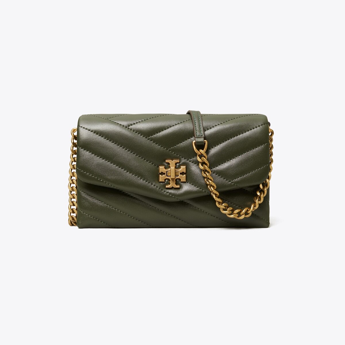Kira Chevron Chain Wallet: Women's Designer Mini Bags | Tory