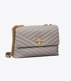 Kira Chevron Convertible Shoulder Bag Women s Designer Shoulder