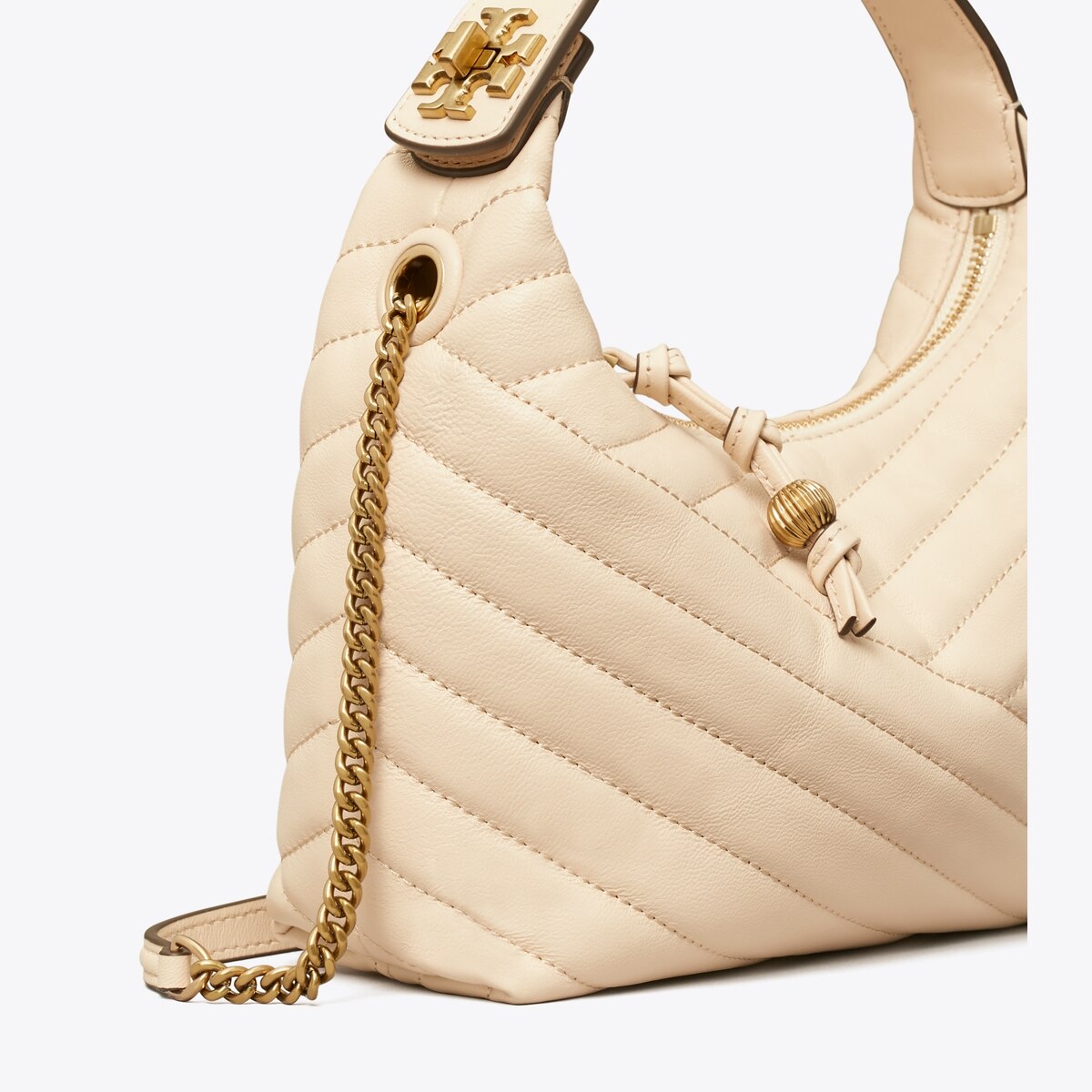 Kira Chevron Crescent Bag: Women's Designer Shoulder Bags