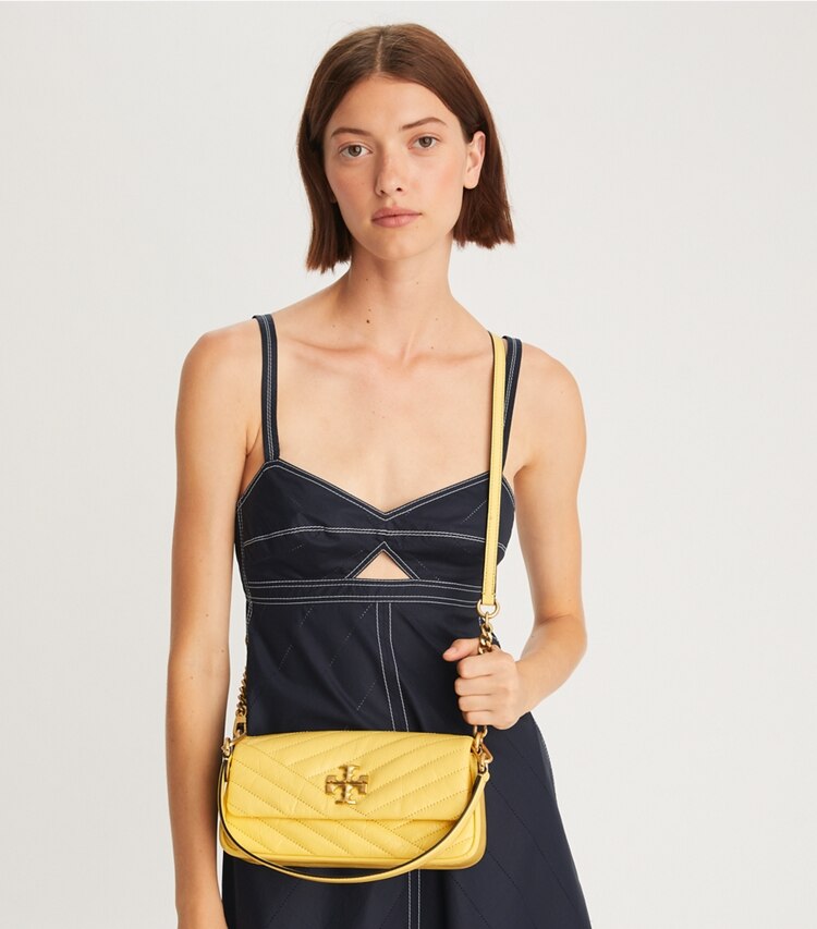 Kira Chevron Patent Small Flap Shoulder Bag: Women's Designer Shoulder ...
