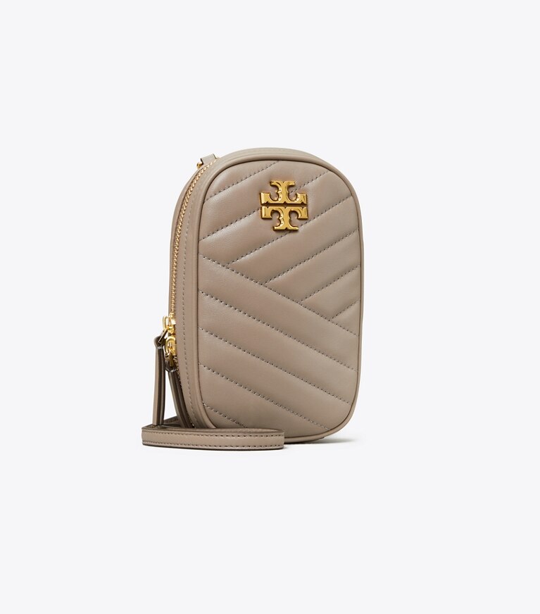 Tory Burch Quilted Logo Crossbody Bag offers in Neutral