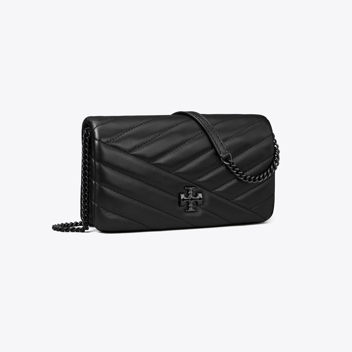 ショルダーバッグ・ポシェット [ToryBurch] KIRA CHEVRON POWDER COATED SMAL SHOULDER BAG Tory Burch Small Kira Chevron Powder Coated Convertible