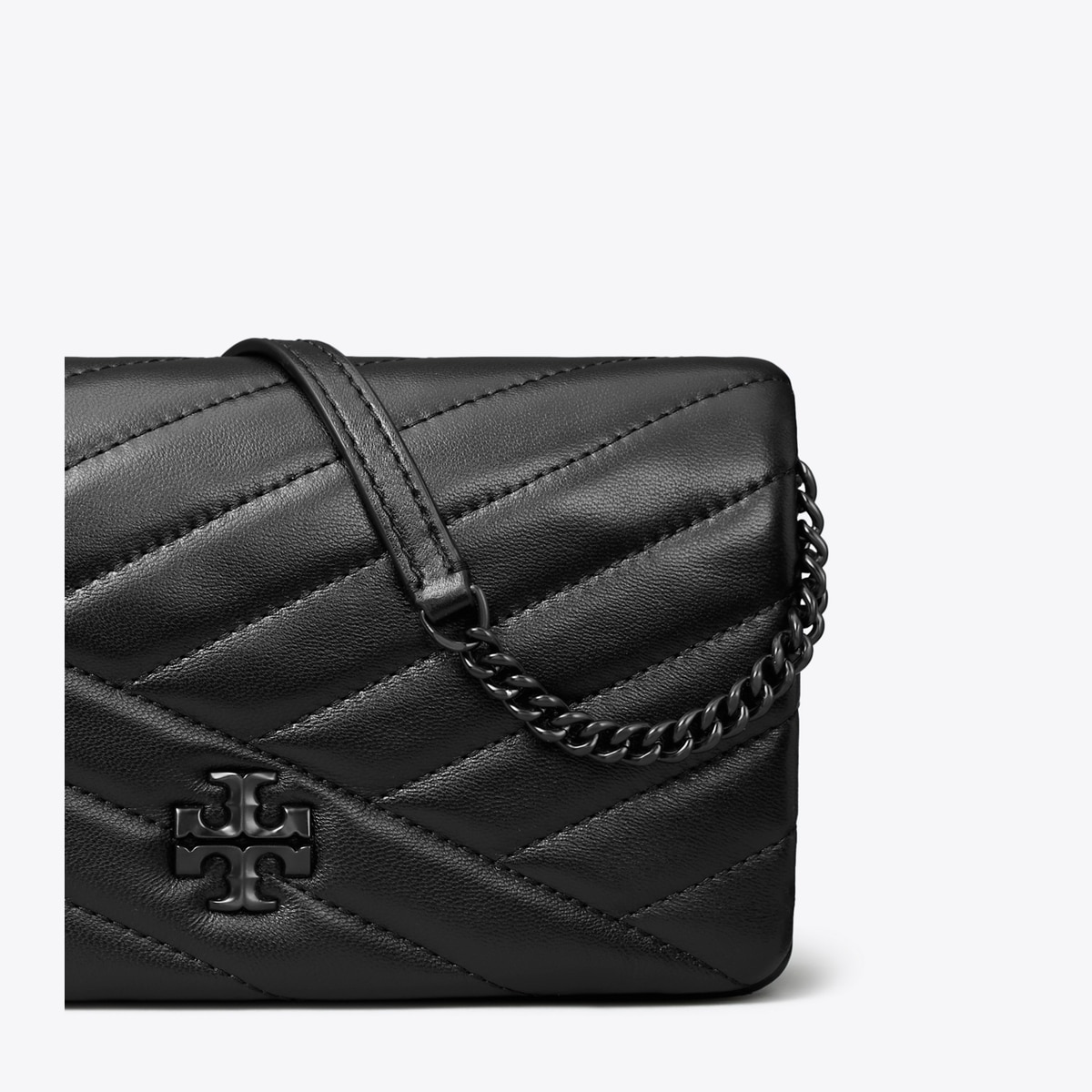 ショルダーバッグ・ポシェット [ToryBurch] KIRA CHEVRON POWDER COATED SMAL SHOULDER BAG Tory Burch Small Kira Chevron Powder Coated Convertible
