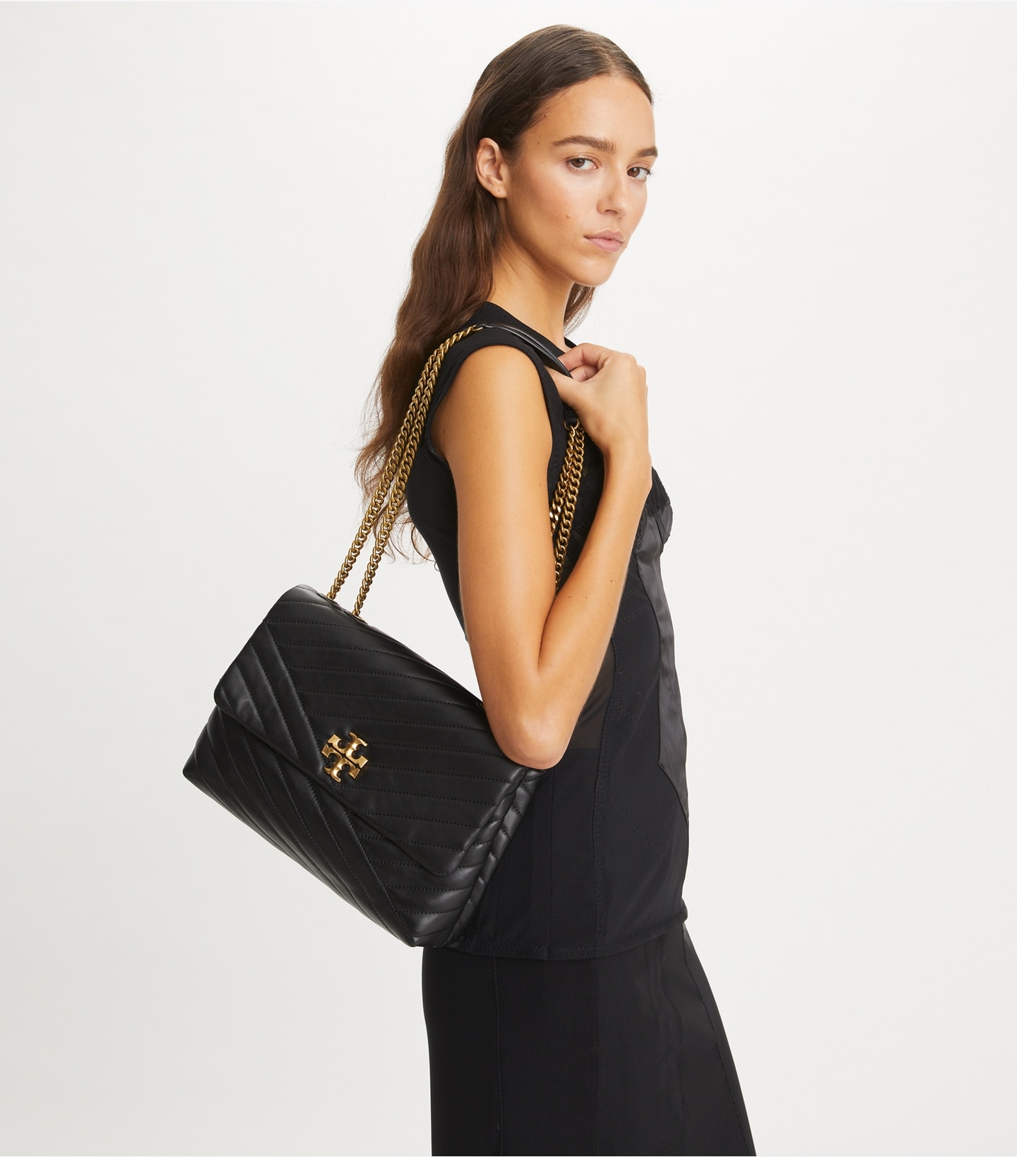 Kira Chevron Shoulder Bag