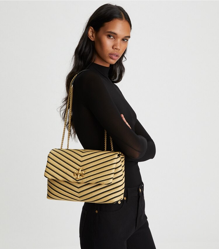 Kira Chevron Soft Convertible Shoulder Bag: Women's Designer Shoulder ...