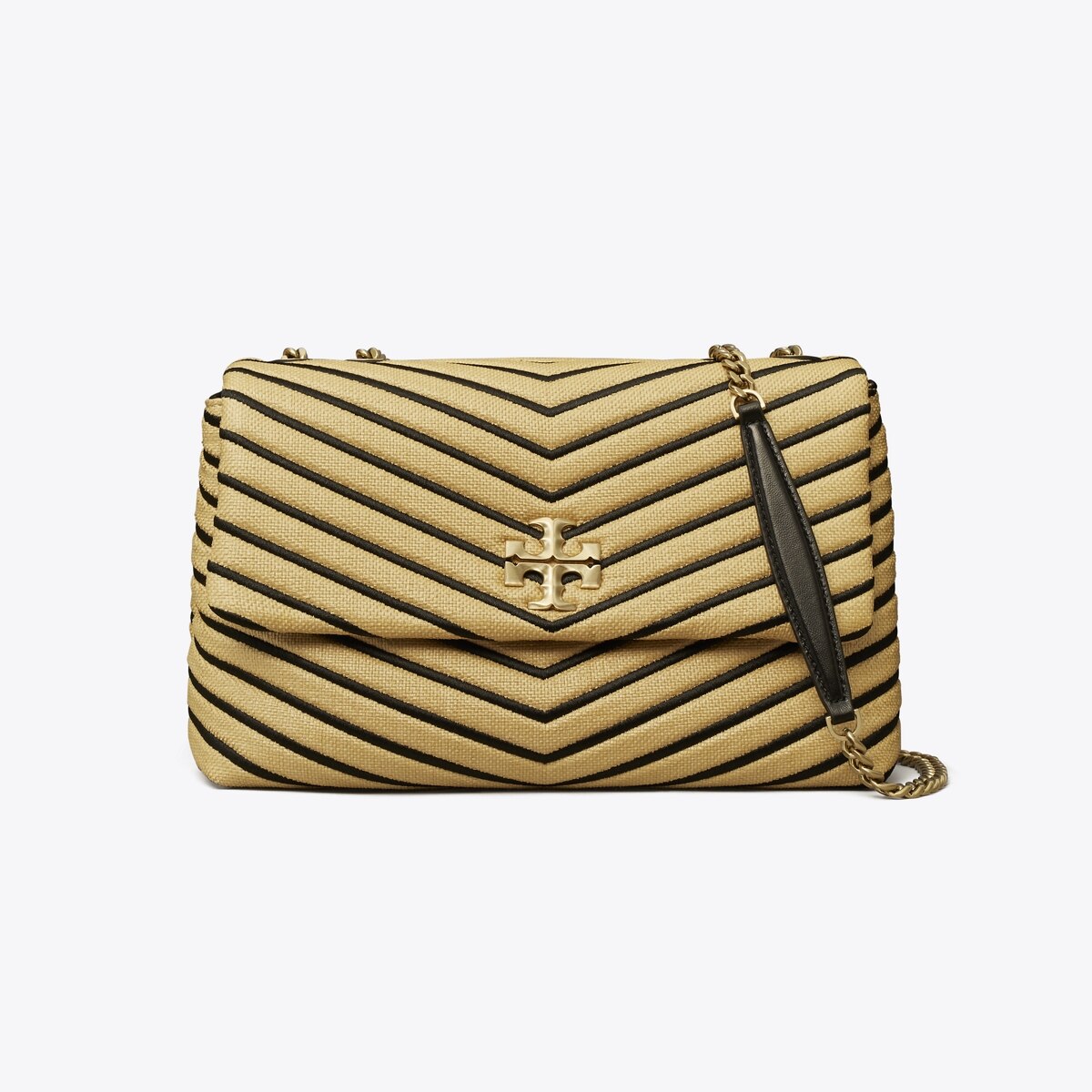★Tory Burch★ KIRA CHEVRON CONVERTIBLE SHOULDER BAG 90446 90446-gray-heron-082-