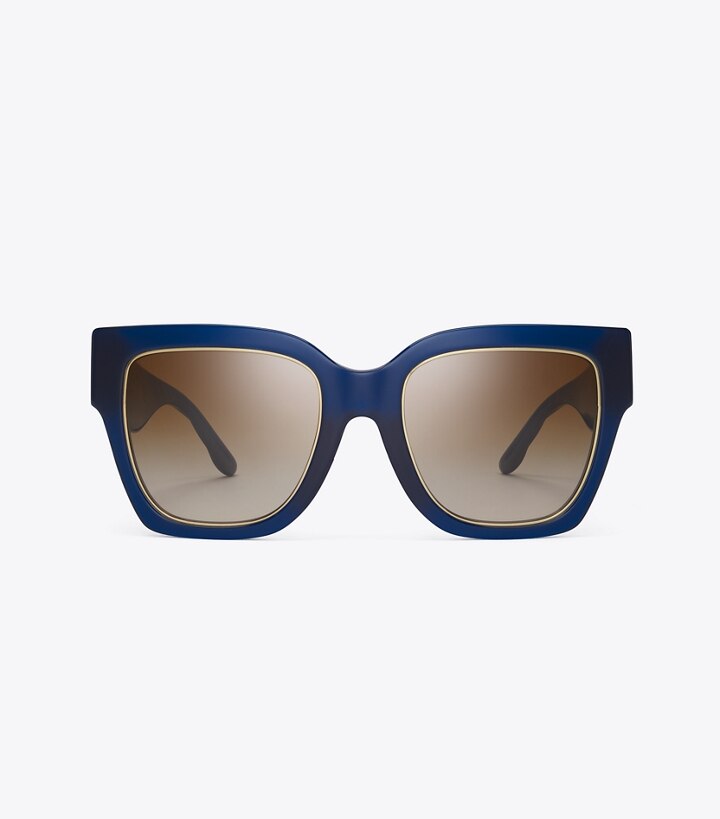 Kira Chevron Square Sunglasses: Women's Designer Sunglasses & Eyewear | Tory  Burch