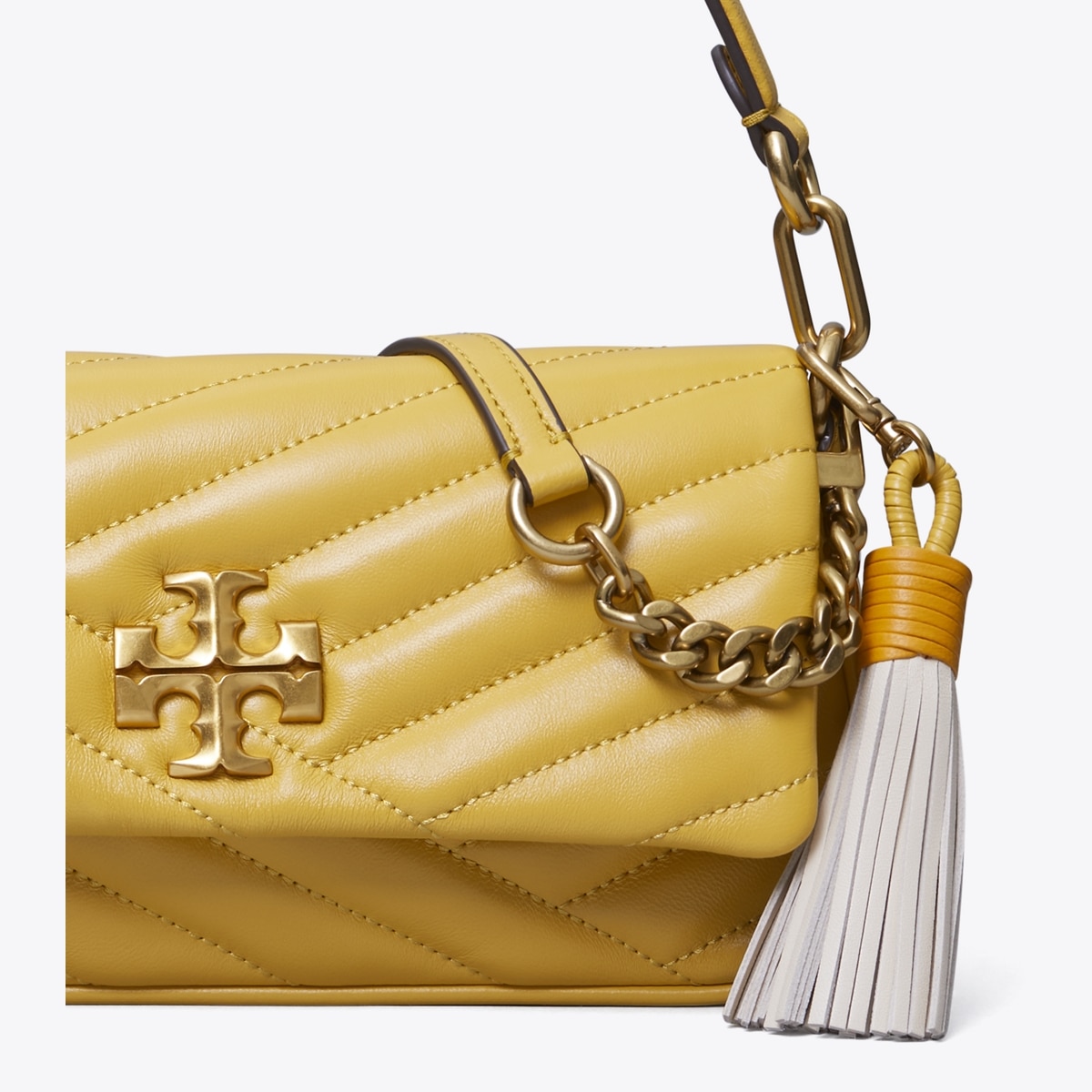 TORY BURCH トリーバーチ SMALL KIRA CHEVRON FLAP SHOULDER BAG Small Kira Chevron Flap Shoulder Bag: Women's Designer