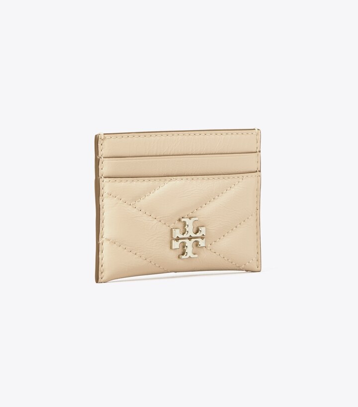 kira chevron leather card case tory burch