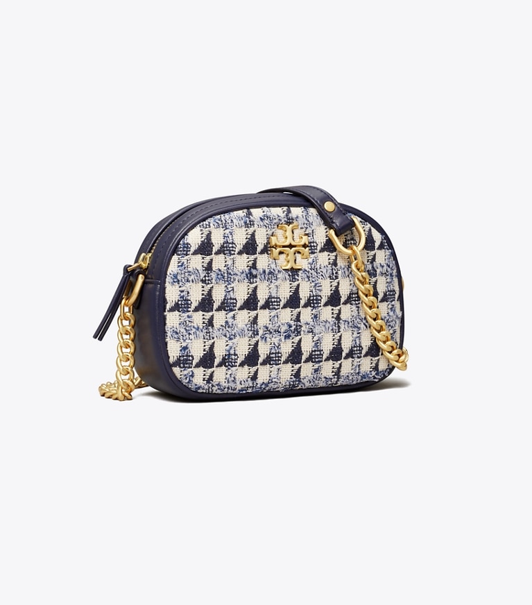 Kira Chevron Tweed Small Camera Bag Women s Designer Crossbody