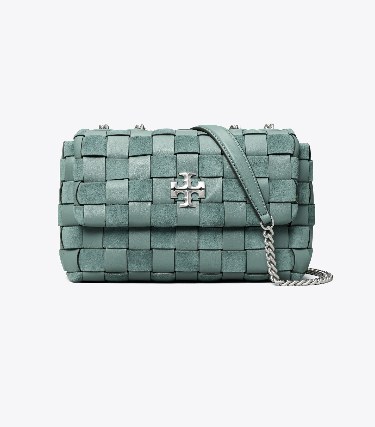 Kira Chevron Woven Small Convertible Shoulder Bag