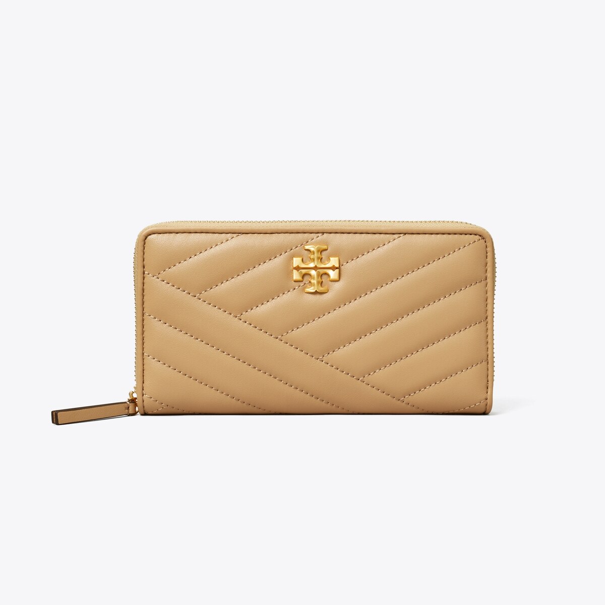 Kira Chevron Zip Continental Wallet: Women's Designer