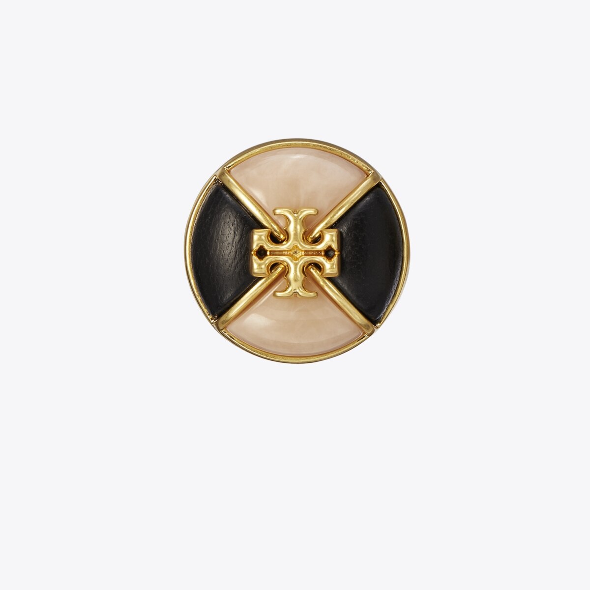 トリーバーチ イヤリング MILLER GUILLOCHE CLIP-ON EARRING kira-clip-on-earring-detail.