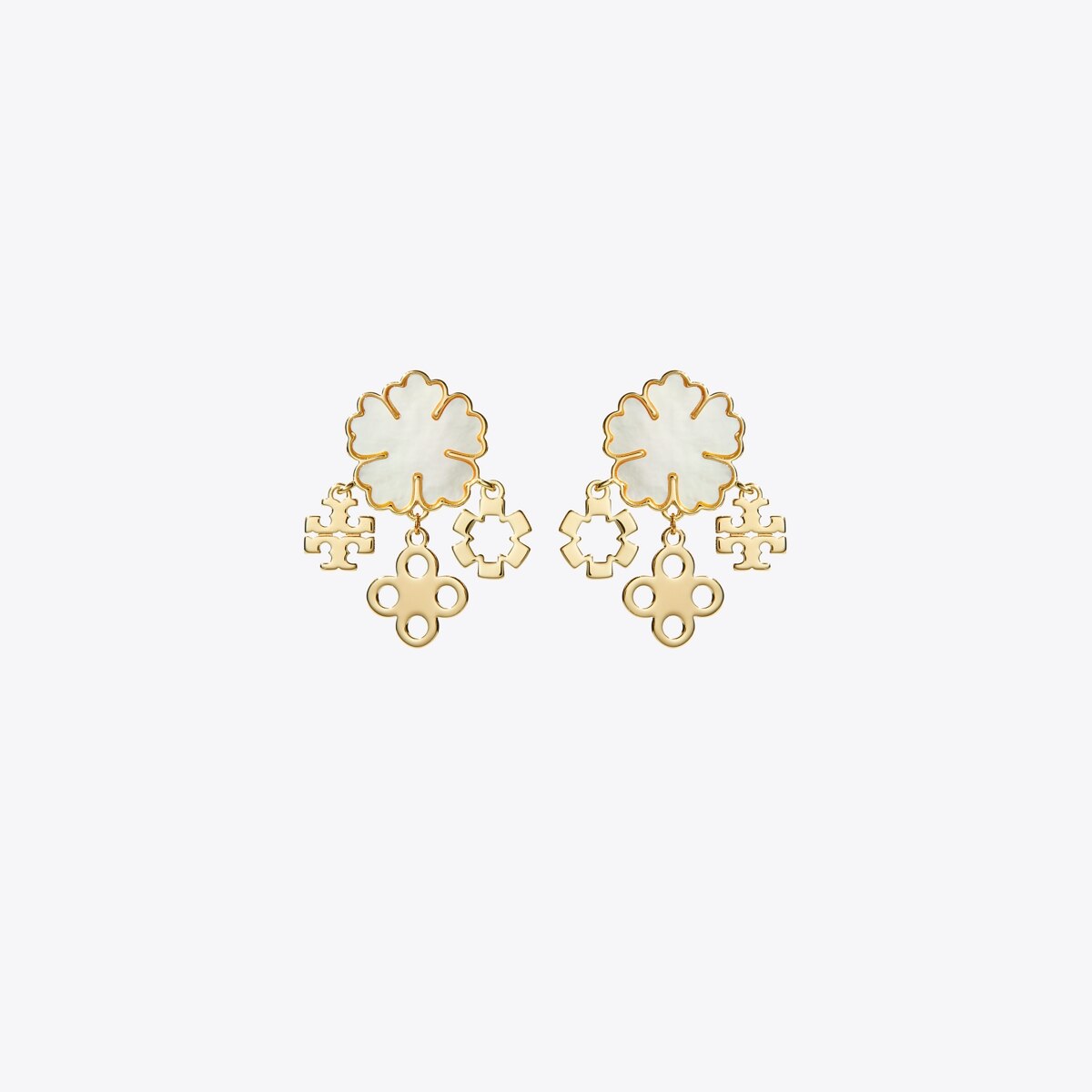 Kira Clover Cluster Earrings: Women's Designer Earrings