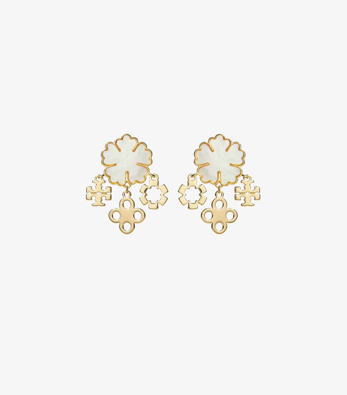 Kira Clover Cluster Earrings