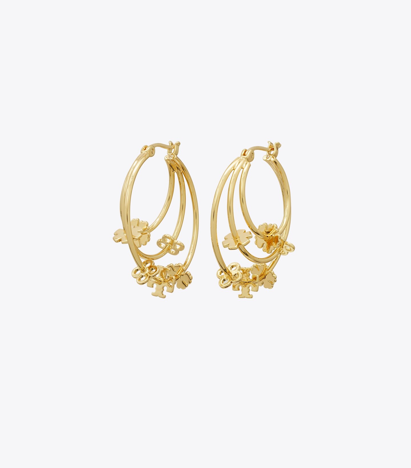 Kira Clover Hoop Earring