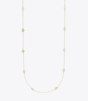 Kira Pearl Delicate Long Necklace: Women's Designer