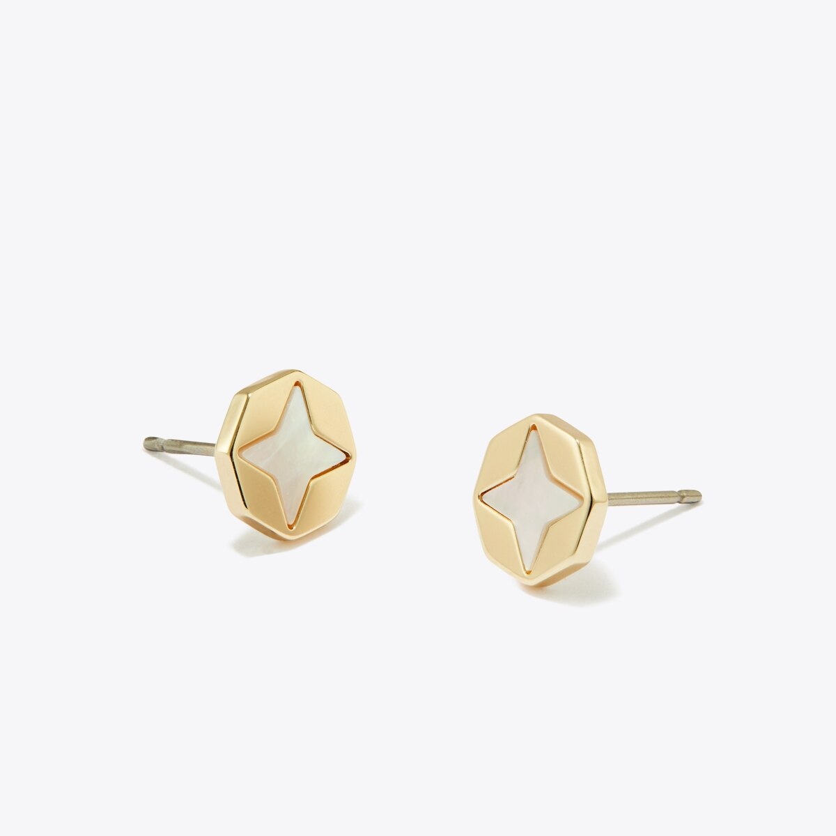 Kira Clover Mother-Of-Pearl Stud Earrings: Women's Jewelry