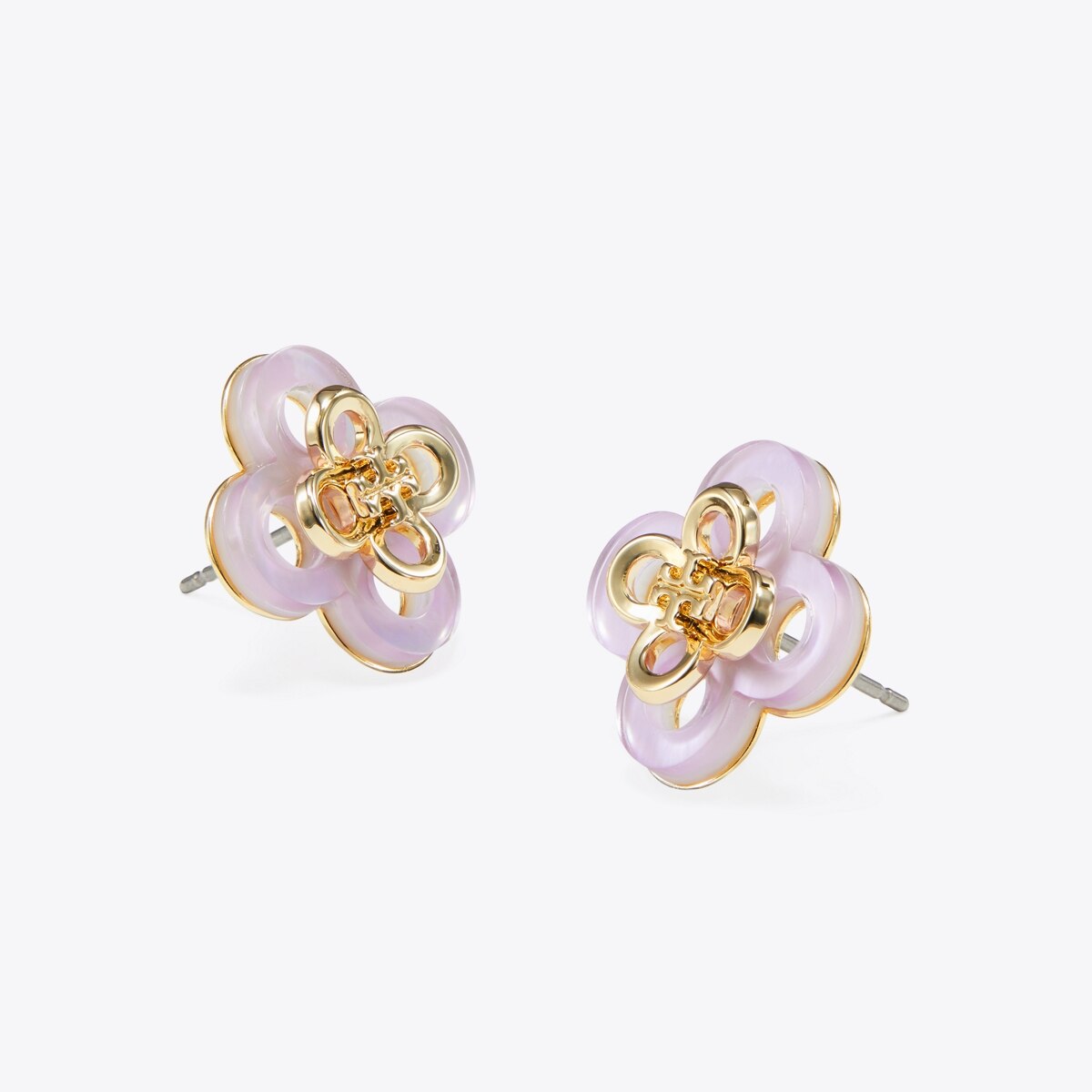 Kira Clover Stacked Stud: Women's Jewelry | Earrings | Tory