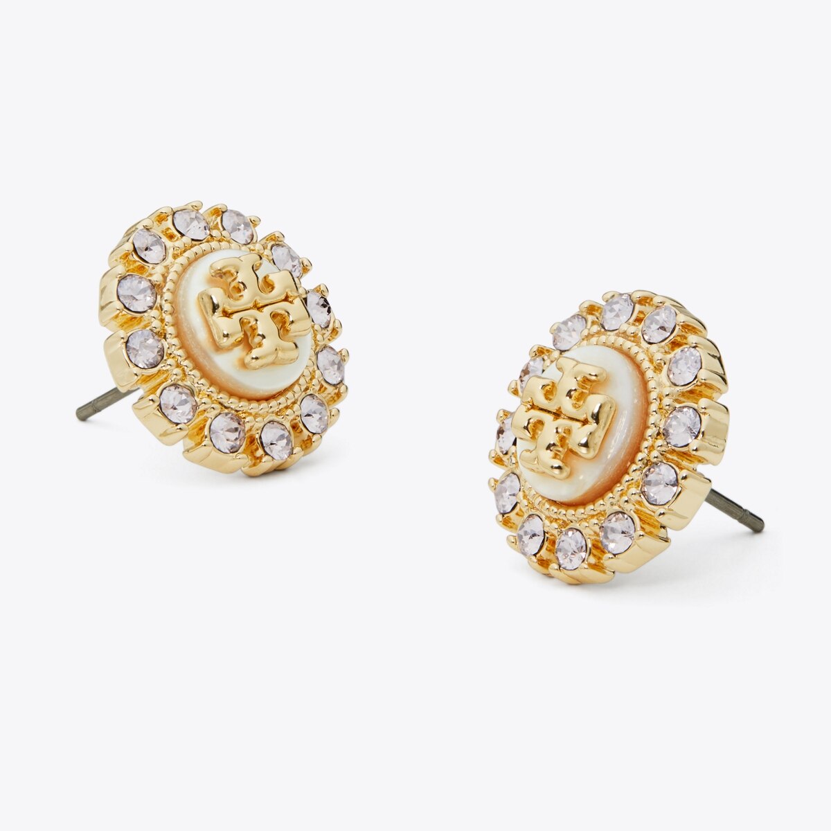 Kira Crystal Stud Earrings: Women's Designer Earrings | Tory