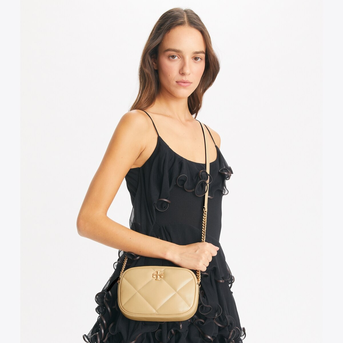Kira Diamond Quilt Camera Bag: Women's Designer Crossbody Bags