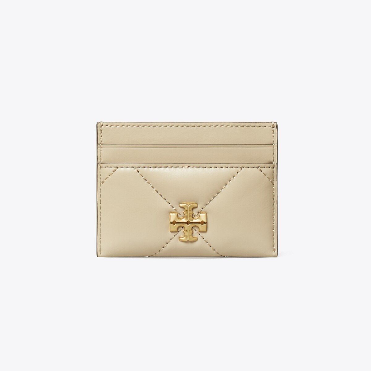カードケース・名刺入れ TORY BURCH KIRA DIAMOND LEATHER CARD CASE Kira Diamond Quilt Zip Card Case: Women's Designer Card