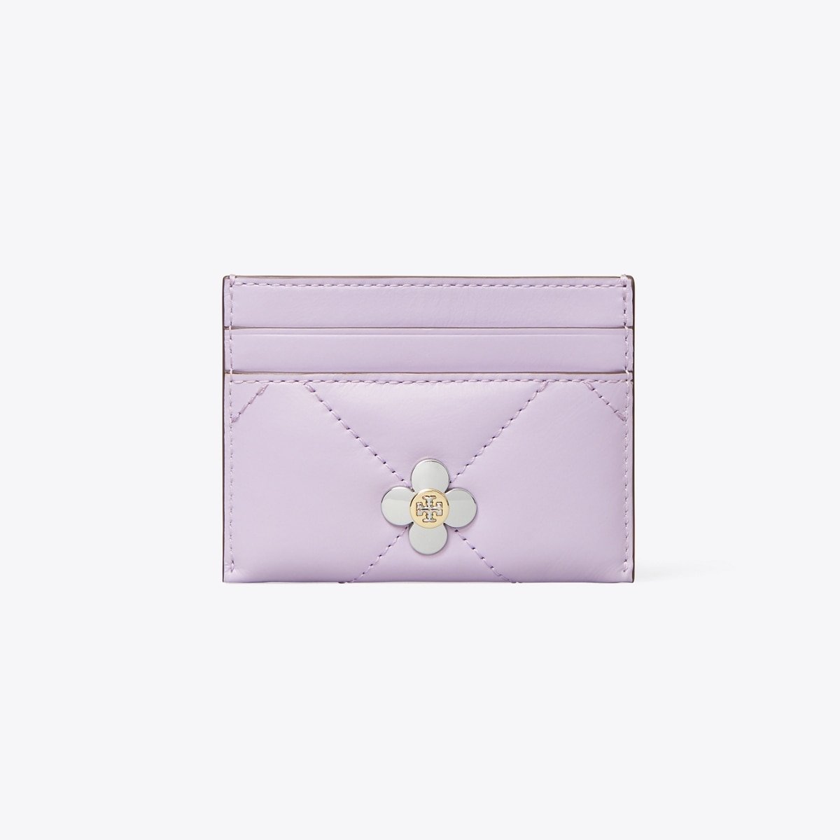 カードケース・名刺入れ Tory Burch Kira Diamond Quilt Zip Card Case - Purple Heather Tory Burch Kira Diamond Quilt Zip Card Case - Purple Heather