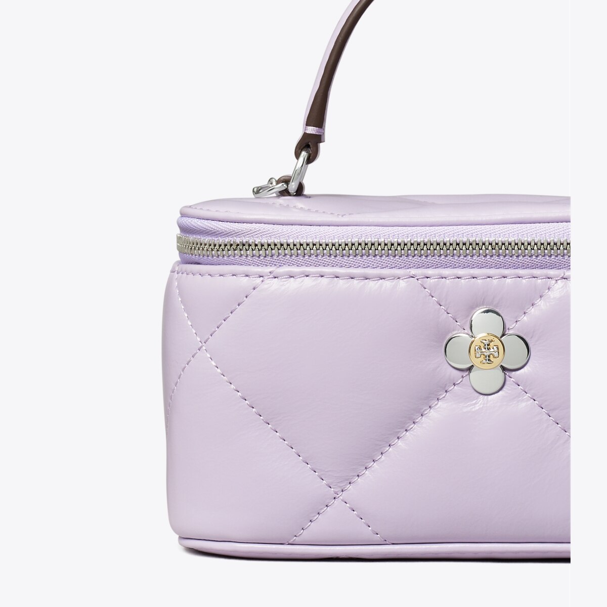 【Tory Burch】Kira Diamond Quilt Vanity Case Kira Diamond Quilt Vanity Case: Women's Designer Mini Bags
