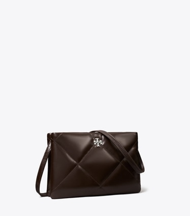 Tory Burch designer crossbody bags Kira Diamond Quilt Crossbody Bag in Cocoa angle