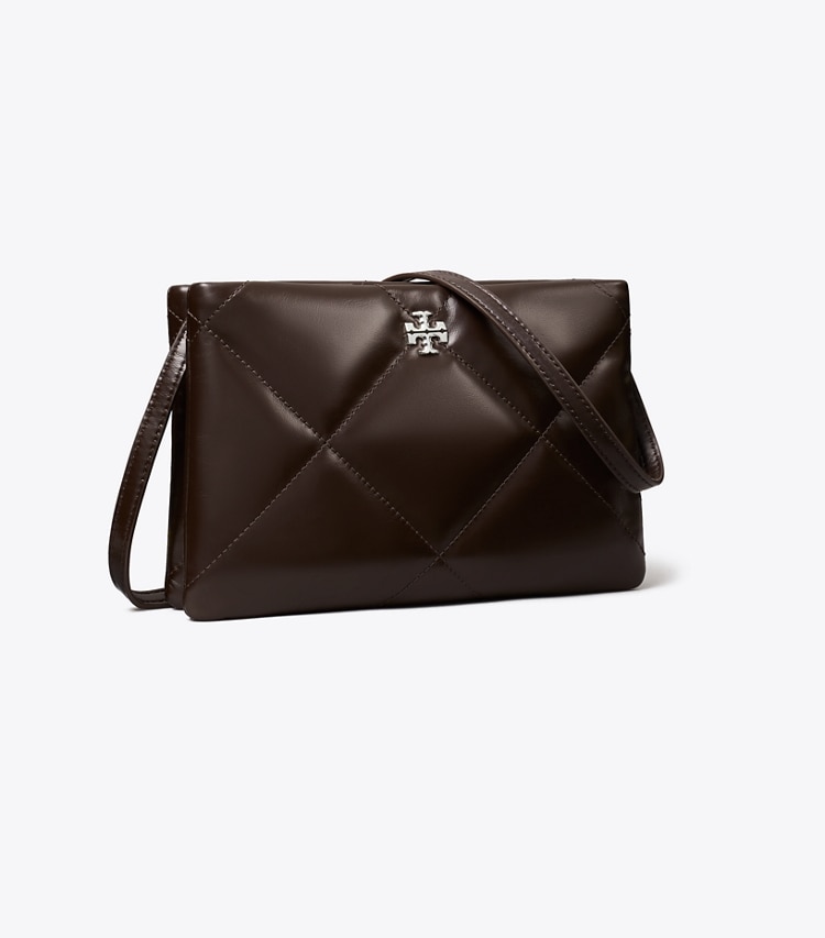 Tory Burch designer crossbody bags Kira Diamond Quilt Crossbody Bag in Cocoa angle