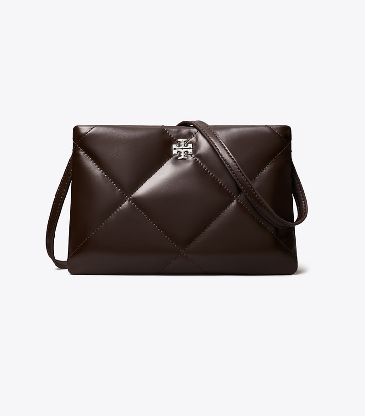 Tory Burch designer crossbody bags Kira Diamond Quilt Crossbody Bag in Cocoa front