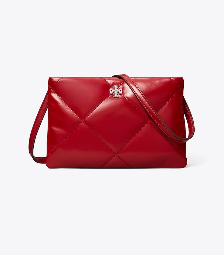 Tory Burch designer crossbody bags Kira Diamond Quilt Crossbody Bag in Red front