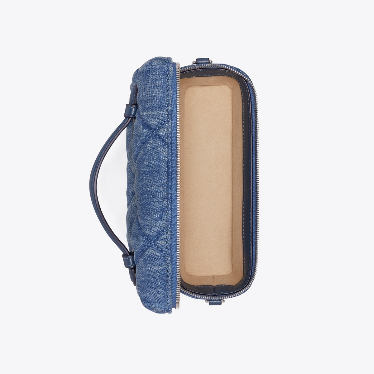 KIRA DIAMOND QUILT DENIM VANITY CASE - thumbnail 5