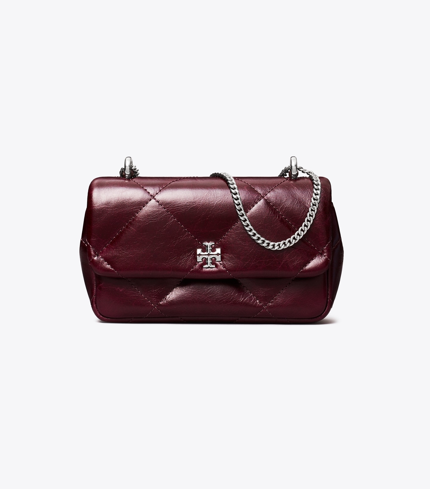 Kira Diamond Quilt Distressed Mini Flap Bag