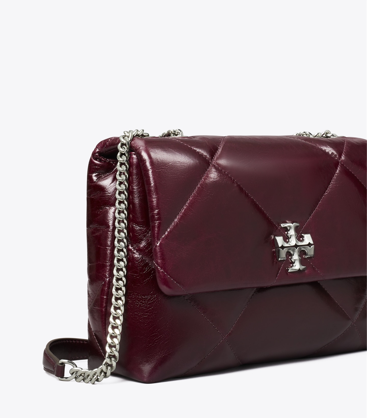 Kira Diamond Quilt Distressed Shoulder Bag