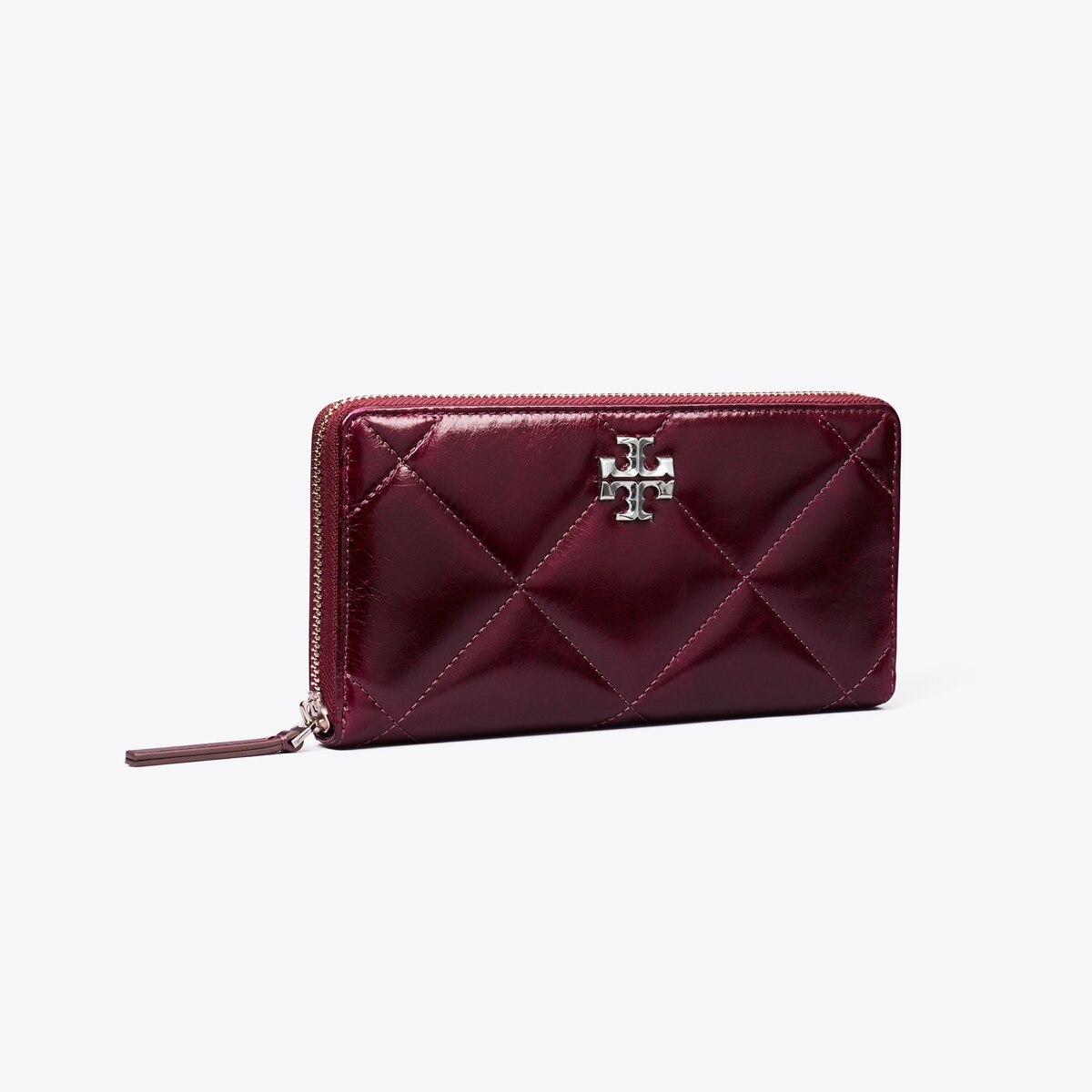 【国内即発】トリーバーチ KIRA DIAMOND QUILT ZIP WALLET 700 Kira Diamond Quilt Zip Continental Wallet: Women's Designer
