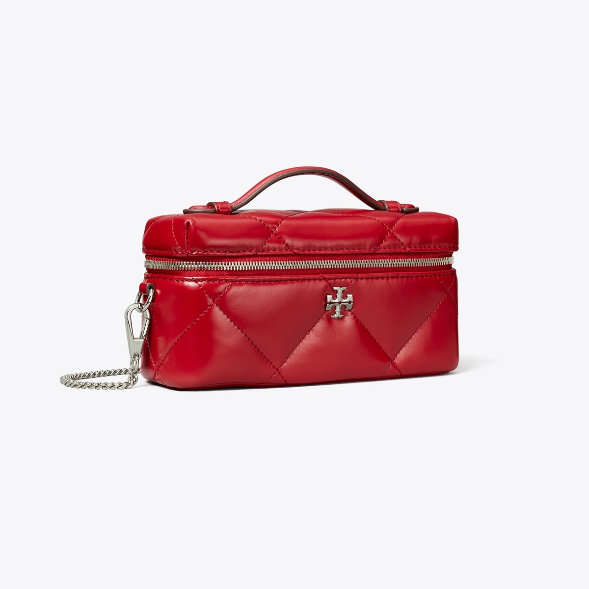Kira Diamond Quilt East-West Vanity Case: Women's Designer