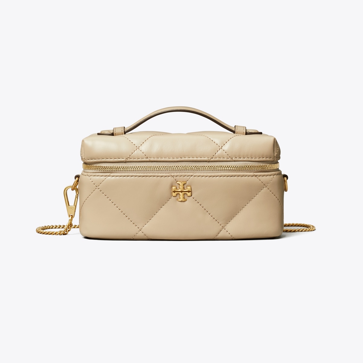 Kira Diamond Quilt East-West Vanity Case: Women's Designer