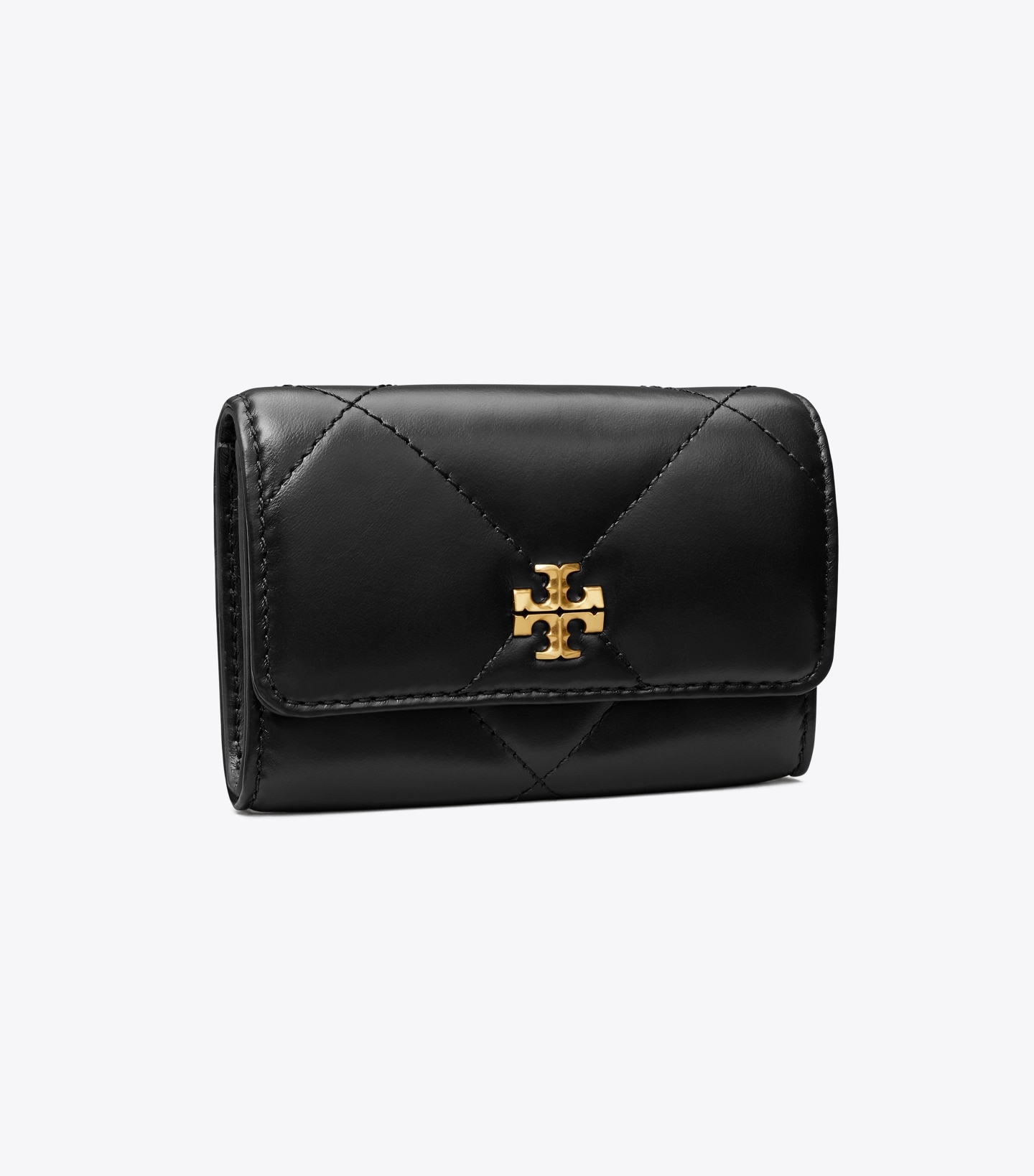 Kira Diamond Quilt Flap Card Case