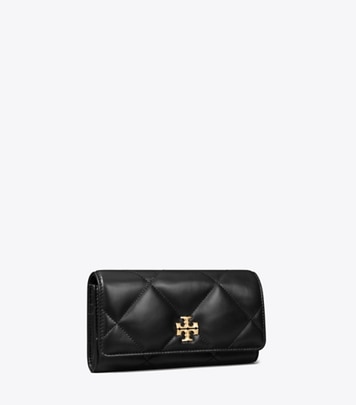 Kira Diamond Quilt Zip Continental Wallet: Women's Designer