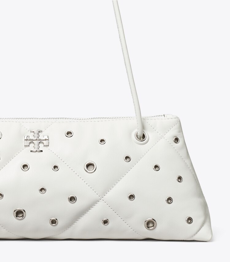 Tory Burch designer ショルダーバッグ キラ ダイヤモンドキルト グロメット イーストウエスト ショルダーバッグ in Multi ディテール