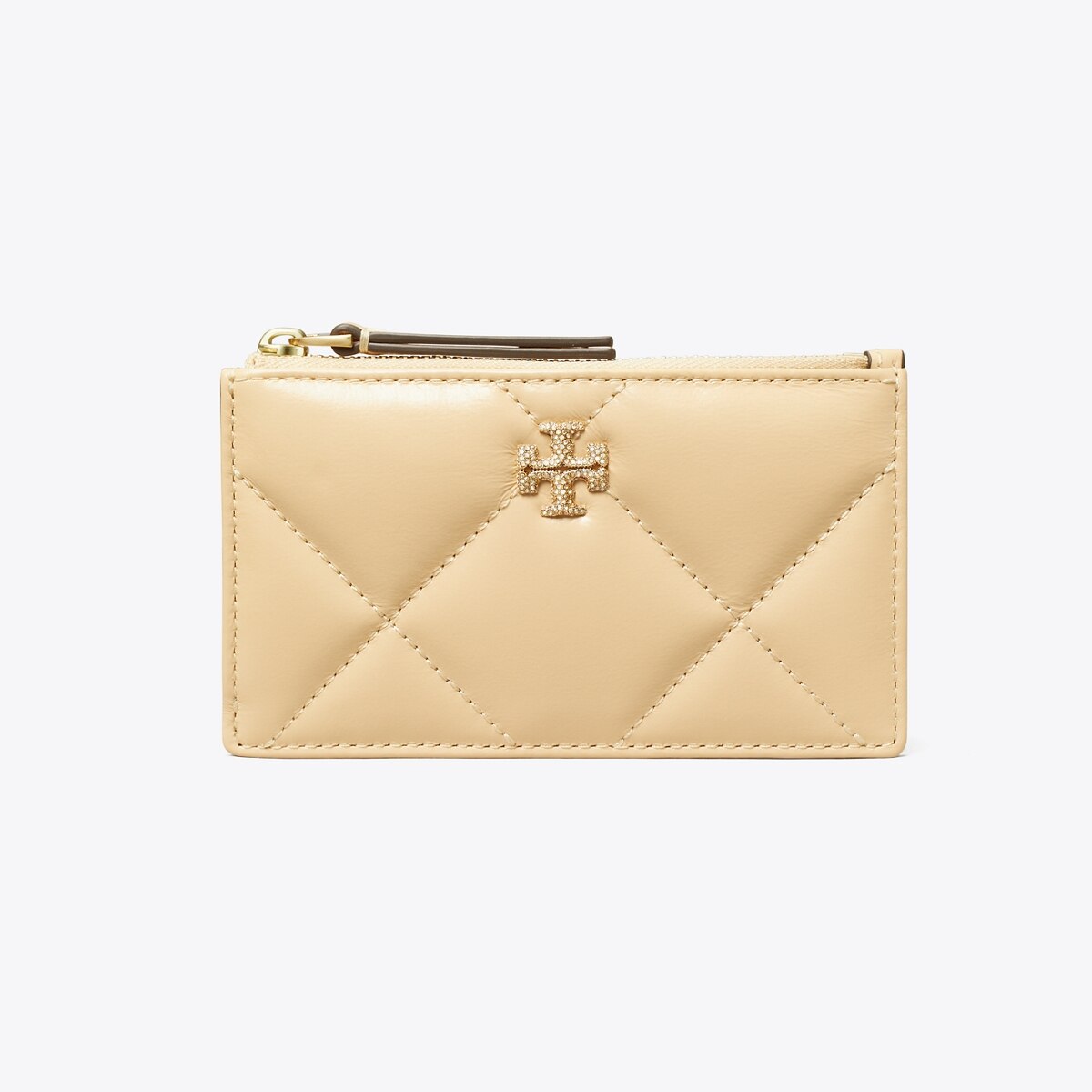 KIRA METALLIC PAVÉ LOGO CARD POCKET hotsell