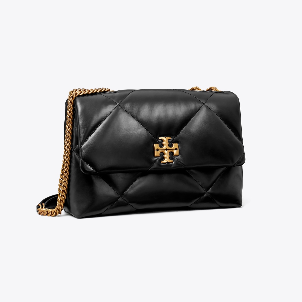 Tory Burch Kira Diamond Quilt Hobo レディース トートバッグ Kira Diamond Quilt Contrast Stitch Shoulder Bag: Women's