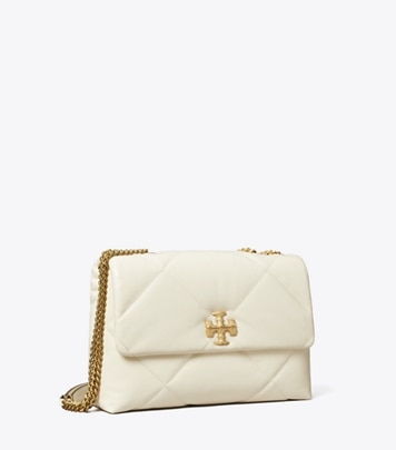 TORY BURCH キラ シェフロン スモル ショルタハック 90452 122 Small Kira Chevron Shoulder Bag: Women's Designer Shoulder