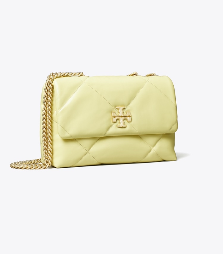 Tory Burch designer borse a tracolla Kira Diamond Quilt Small Shoulder Bag in Frozen Zest angle