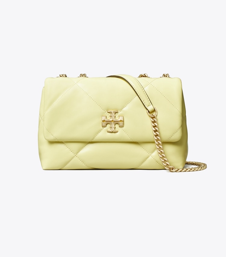 Tory Burch designer borse a tracolla Kira Diamond Quilt Small Shoulder Bag in Frozen Zest front