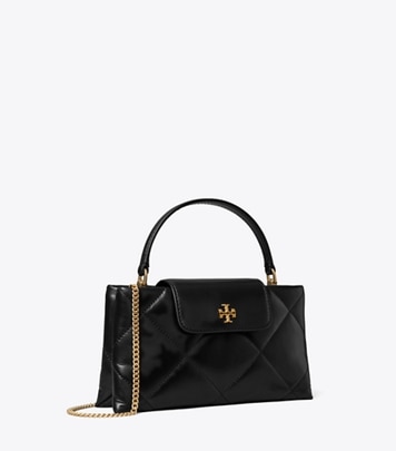 キラ ダイヤモンドキルト パヴェ ロゴ トップハンドル ミニクロス