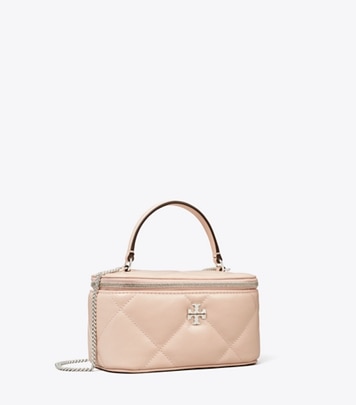 Kira Diamond Quilt Vanity Case: Women's Designer Mini Bags