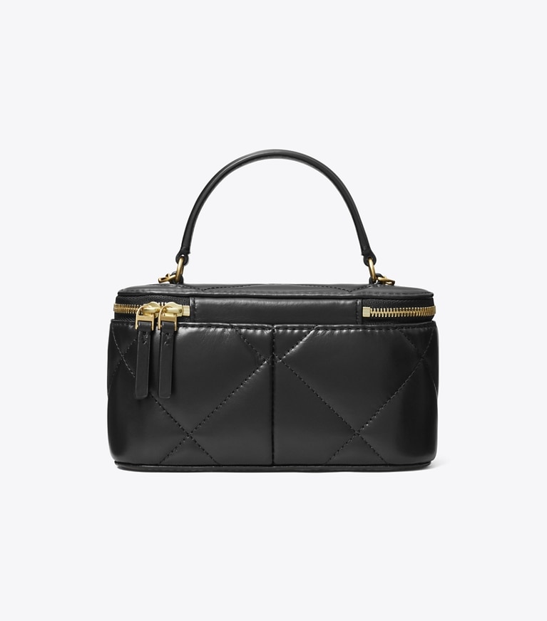 Kira Diamond Quilt Vanity Case